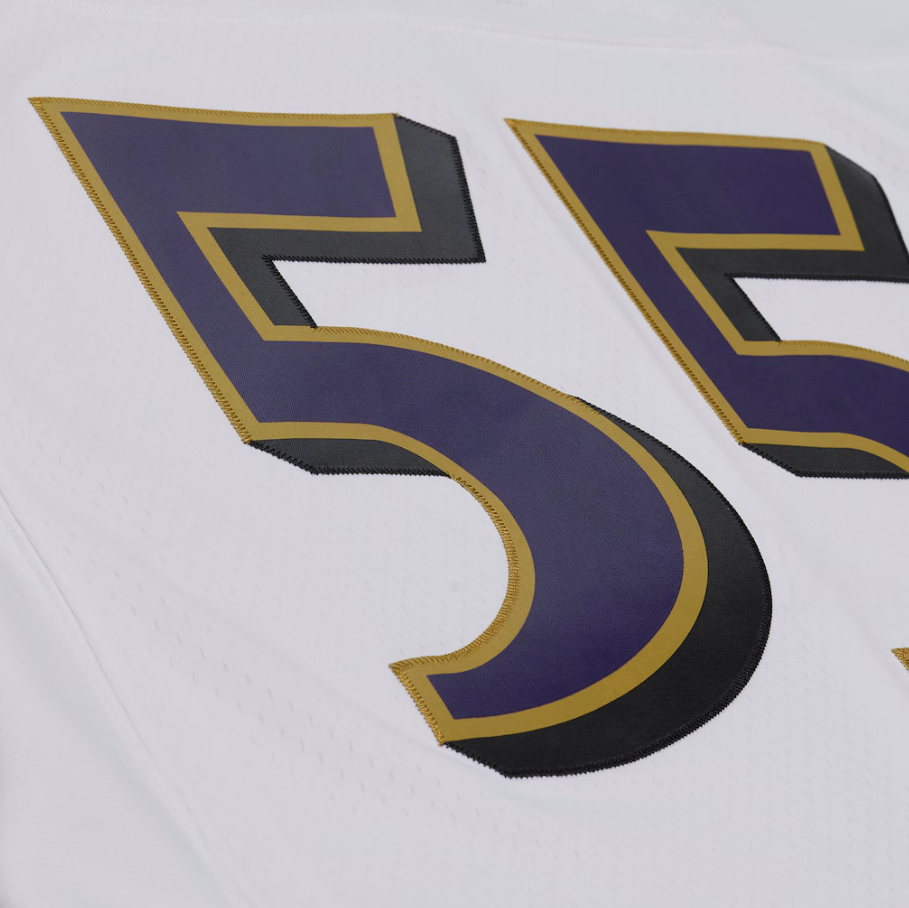 MNA-E52 (Mitchell & ness baltimore ravens 2003 terrell suggs Legacy Jersey white) 726910869