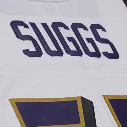 MNA-E52 (Mitchell & ness baltimore ravens 2003 terrell suggs Legacy Jersey white) 726910869