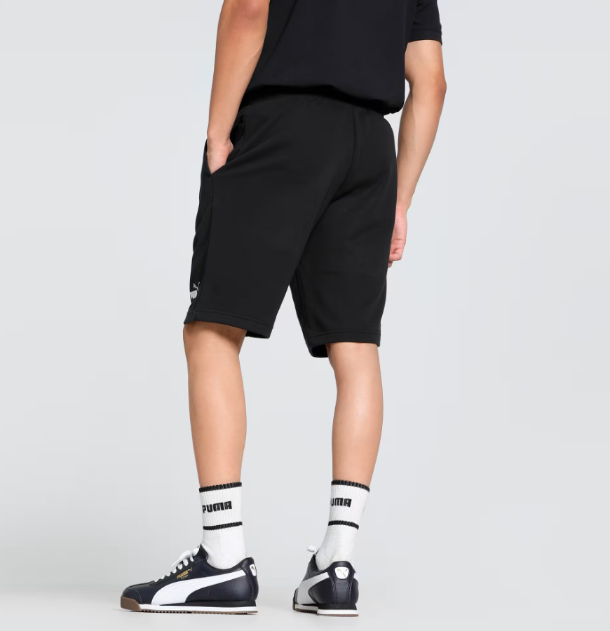PA-W12 (Puma essentials 2 colour no.1 logo 10" shorts black) 92693000