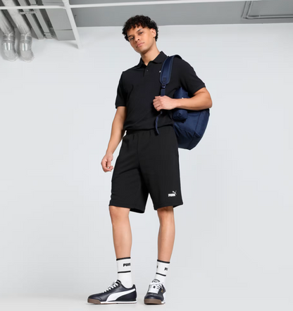 PA-W12 (Puma essentials 2 colour no.1 logo 10" shorts black) 92693000