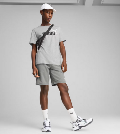 PA-X12 (Puma essentials 2 colour no.1 logo 10" shorts medium heather) 92693000