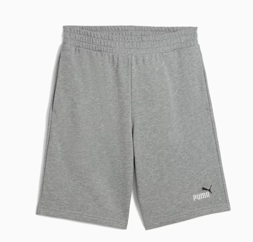 PA-X12 (Puma essentials 2 colour no.1 logo 10" shorts medium heather) 92693000