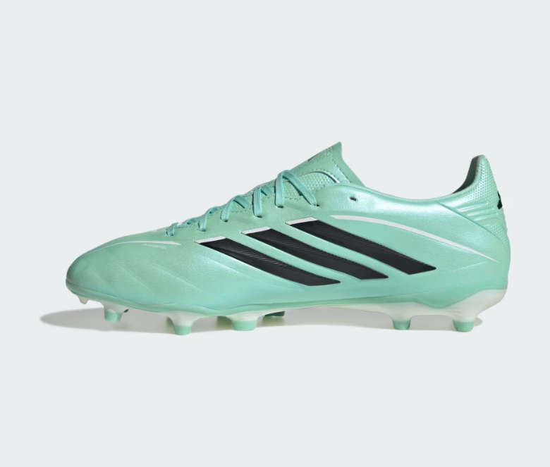 A-S73 (Adidas copa pure IV league firm ground boots clear mint/black/white) 92696735