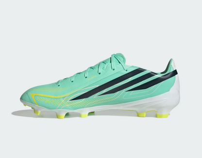 A-T73 (Adidas F50 hyperfast league firm ground boot pulse mint/night navy/solar lemon) 92698178