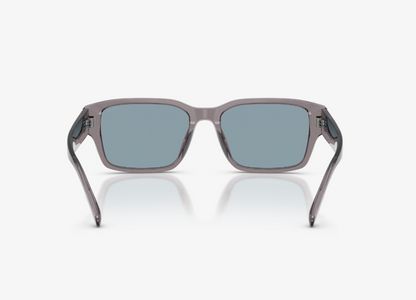 CO-C (Coach transparent grey frame/light blue solid lenses) 1026912172