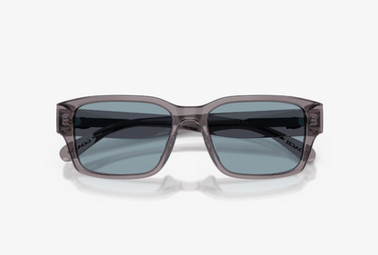 CO-C (Coach transparent grey frame/light blue solid lenses) 1026912172