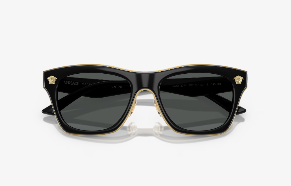 VS-O (Versace sunglasses VE2272 black frame/dark grey polarized lenses) 1026924214