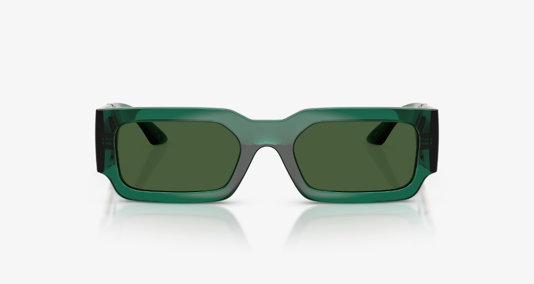 VS-S (Versace sunglasses VE4506U transparent green frame/dark green polarized lenses) 1026920779