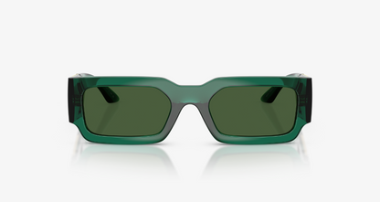 VS-S (Versace sunglasses VE4506U transparent green frame/dark green polarized lenses) 1026920779