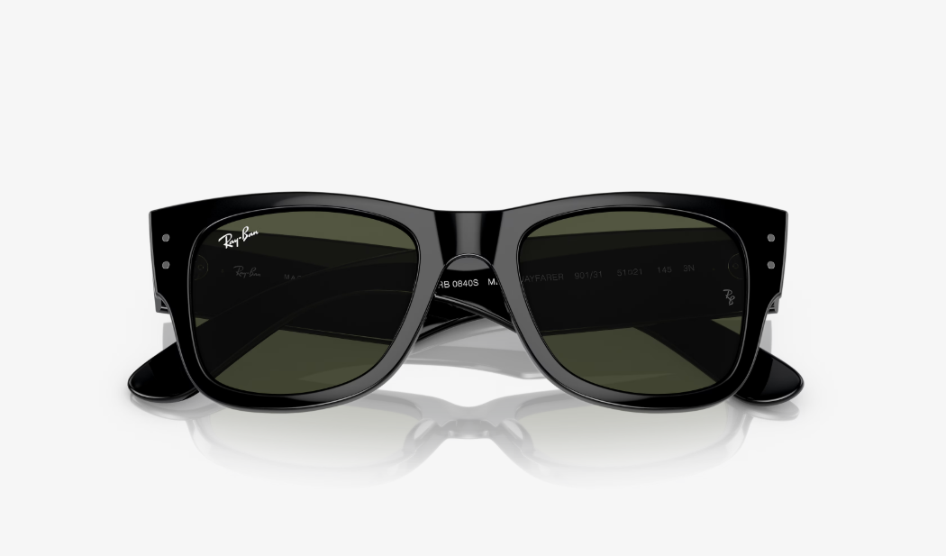 RB-G1 (Ray-ban mega wayfarer black frame/green lenses) 926913840