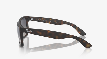 RB-H1 (Ray-Ban justin rubber havana frame/dark grey polarized lenses) 926913360