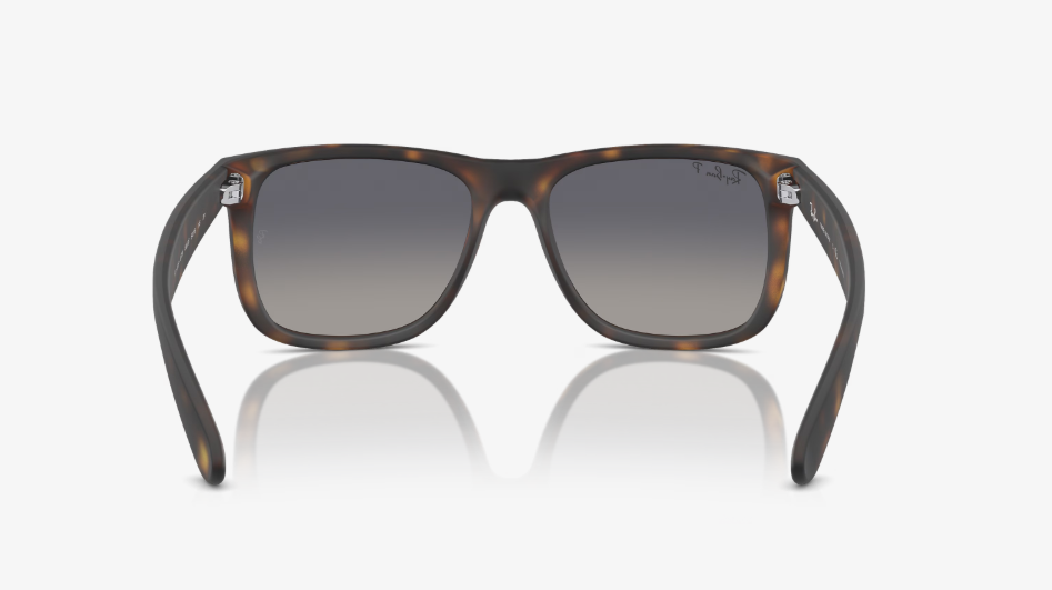 RB-H1 (Ray-Ban justin rubber havana frame/dark grey polarized lenses) 926913360