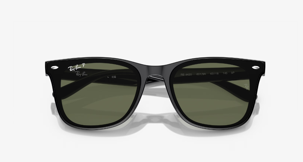 RB-I1 (Ray-Ban black frame/dark green polarized lenses) 926913360