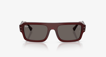RB-L1 (Ray-ban Lewis Hamilton Driver Special Edition 2026 - Scuderia Ferrari Collection red transparent frame/dark grey lenses) 926919760