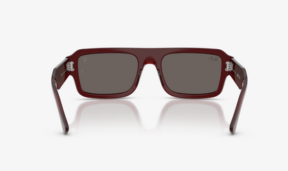 RB-L1 (Ray-ban Lewis Hamilton Driver Special Edition 2026 - Scuderia Ferrari Collection red transparent frame/dark grey lenses) 926919760