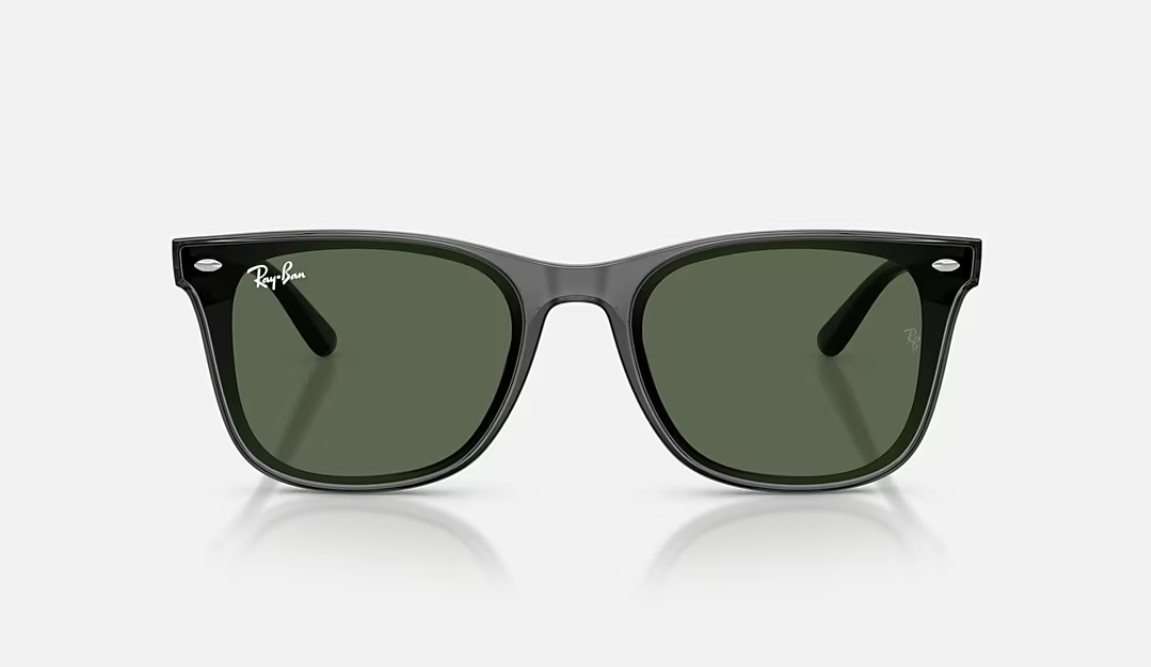 RB-O1 (Ray-Ban transparent grey frame/dark green lenses) 1026910961