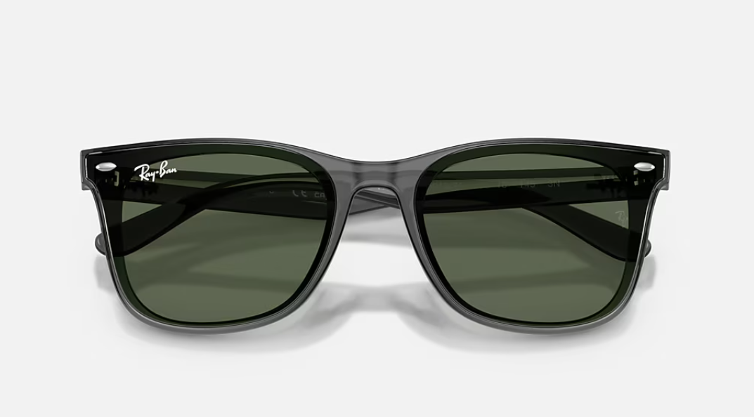 RB-O1 (Ray-Ban transparent grey frame/dark green lenses) 1026910961