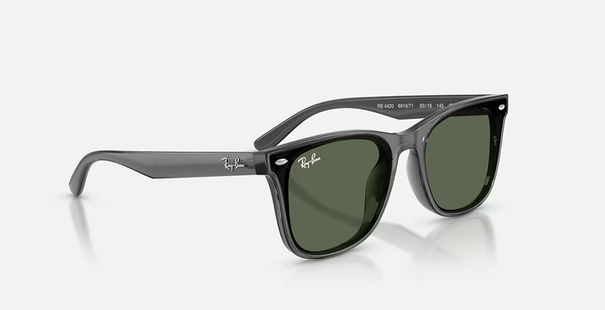 RB-O1 (Ray-Ban transparent grey frame/dark green lenses) 1026910961