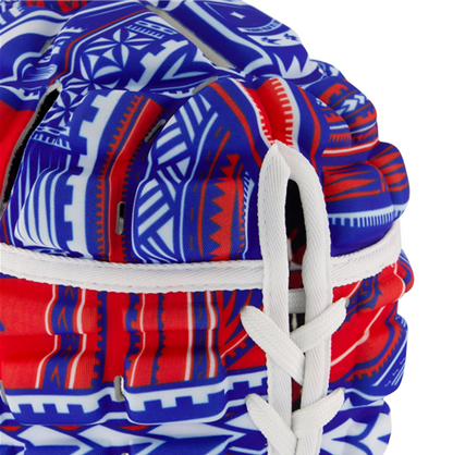 CCCE-F (Canterbury samoa raze headguard white/blue/red) 102693478