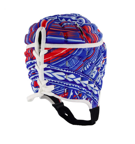 CCCE-F (Canterbury samoa raze headguard white/blue/red) 102693478