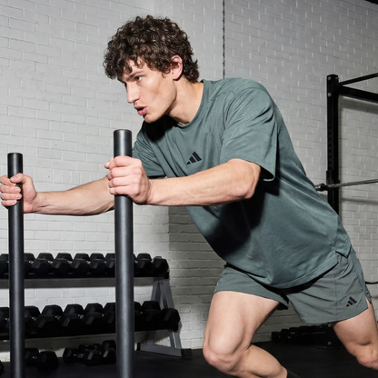 AA-Y32 (Adidas primelift workout oversize tee legend ivy) 102693125