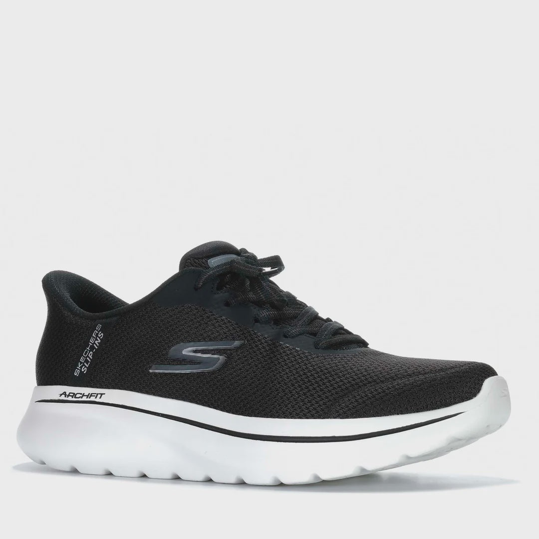 S-B13 (Skechers go walk arch fit n-joy lenny black/white) 62694996