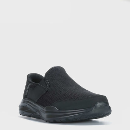 S-X12 (Skechers slip-ins extra wide fit equalizer 6.0 black) 52696956