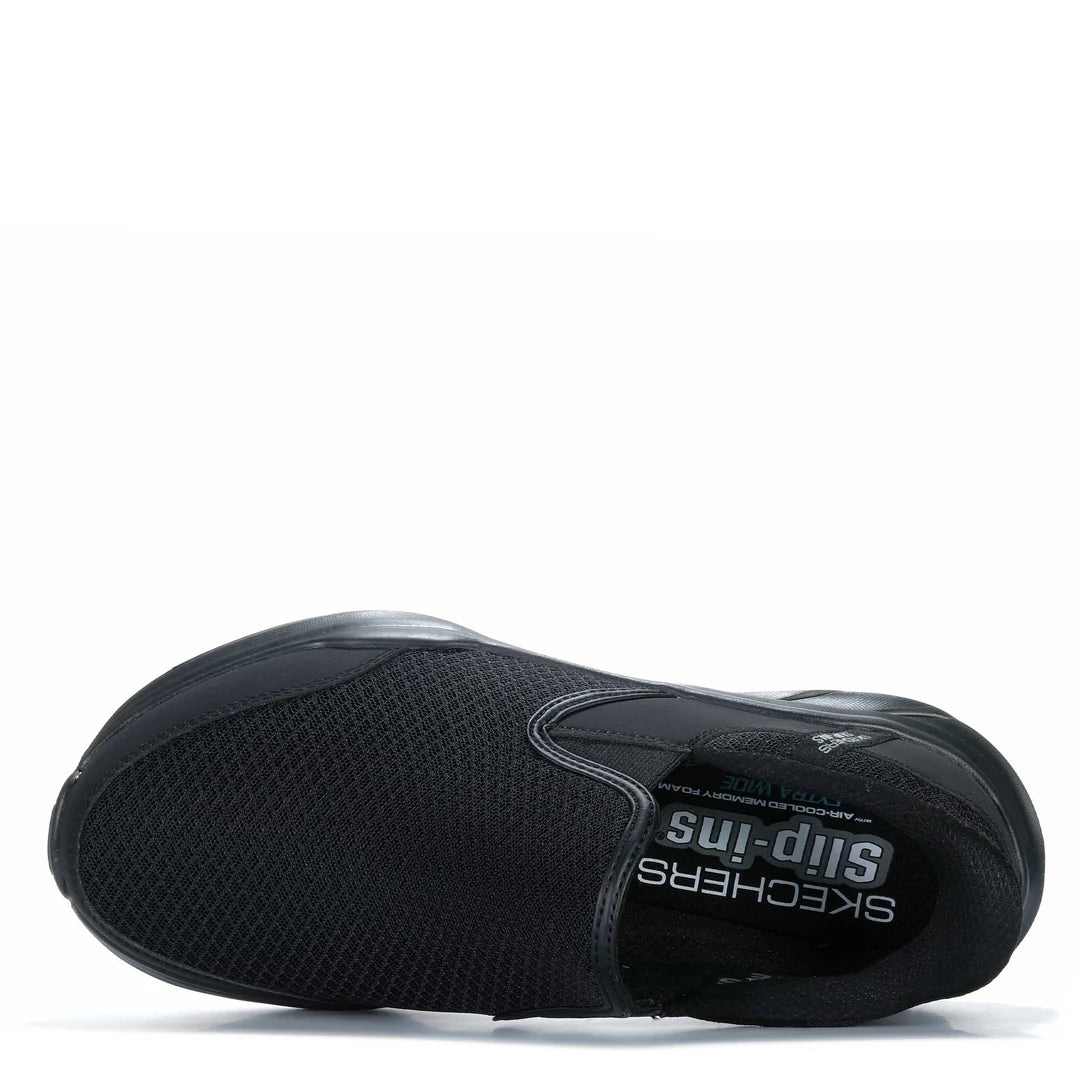 S-X12 (Skechers slip-ins extra wide fit equalizer 6.0 black) 52696956