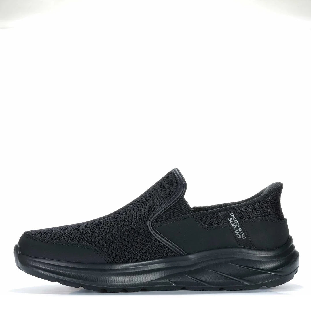 S-X12 (Skechers slip-ins extra wide fit equalizer 6.0 black) 52696956