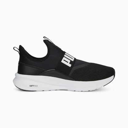 P-M44 (Puma softride enzo evo slip-on black/white) 82397000 PUMA