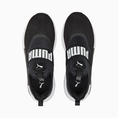 P-M44 (Puma softride enzo evo slip-on black/white) 82397000 PUMA