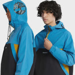 TBA-W2 (Timberland unisex quarter zip pullover windbreaker jacket sea of belize bright blue/black) 32499565