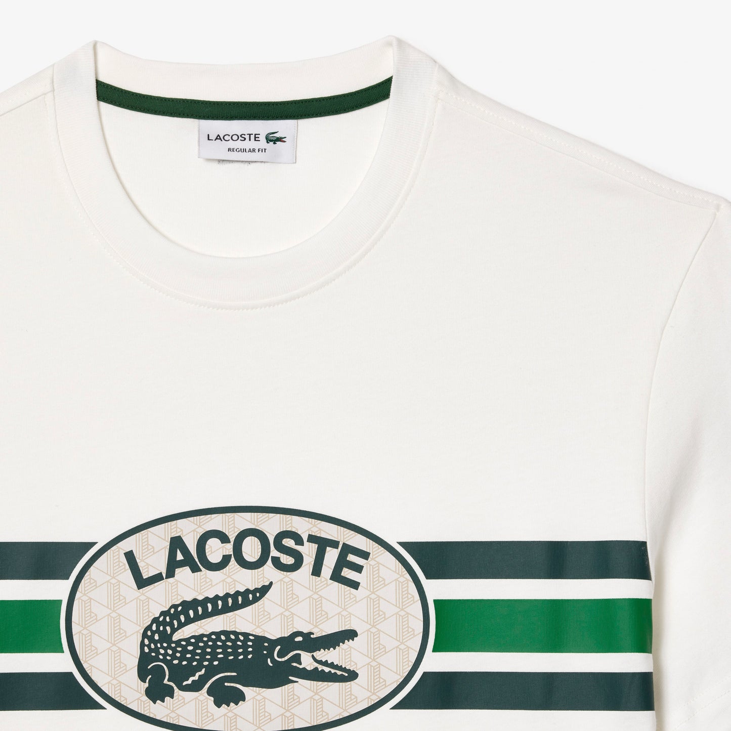 LCA-I19 (Lacoste core originals monogram logo t-shirt) 42497391