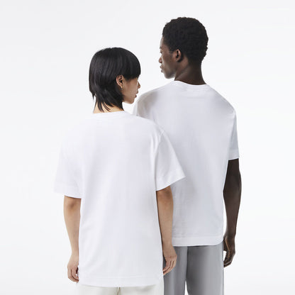 LCA-H16 (Lacoste unisex organic jersey t-shirt white) 62396087 LACOSTE