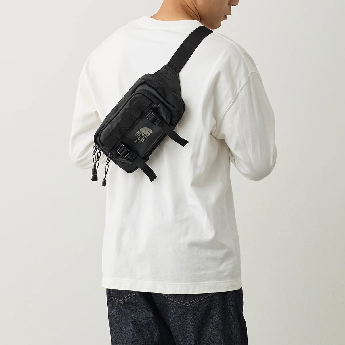 NFE-A1 (The north face base camp lumbar waistpack bag black) 82694348
