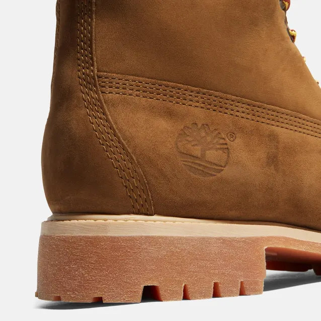 TB-R4 (Timberland mens 6-inch premium waterproof boot dark wheat nubuck) 424919130