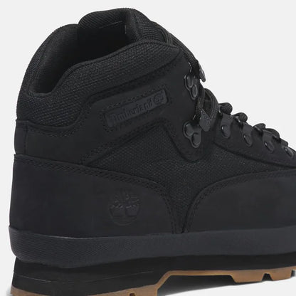 TB-J4 (Timberland mens euro hiker mid black nubuck) 923912913