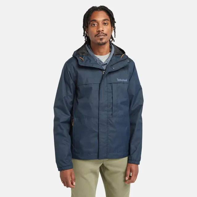 TBA-Z2 (Timberland mens water resistant benton shell jacket dark sapphire) 424915065