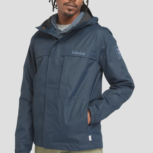 TBA-Z2 (Timberland mens water resistant benton shell jacket dark sapphire) 424915065