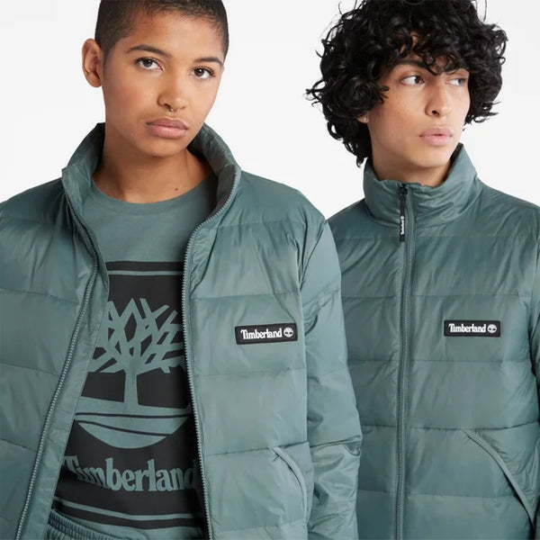 Timberland puffer top jacket green