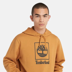 TBA-Y2 (Timberland unisex stack logo hoodie wheat) 42499087