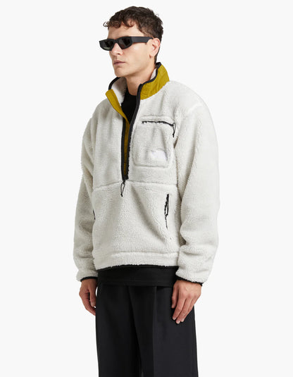 NFA-B4 (The north face men's extreme pile pullover gardania white) 424913043