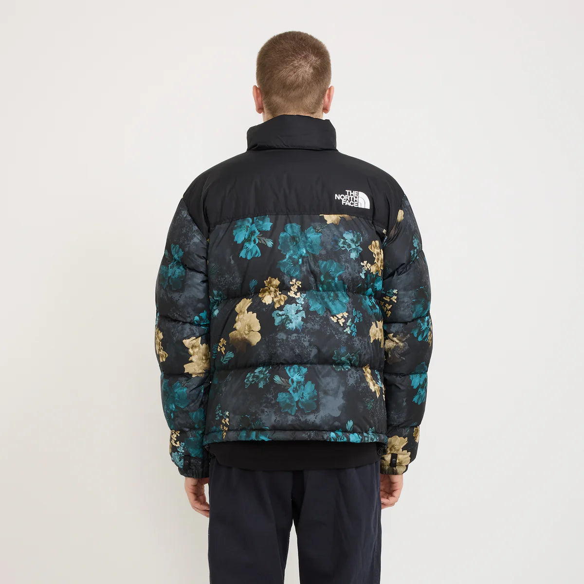 NFA-B7 (The north face 96 retro nuptse jacket duck green flowers) 525926087