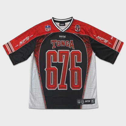 CTZ-L1 (Neverfold tonga 676 big back cut and sew grid iron jersey)