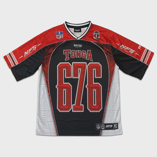 CTZ-L1 (Neverfold tonga 676 big back cut and sew grid iron jersey)