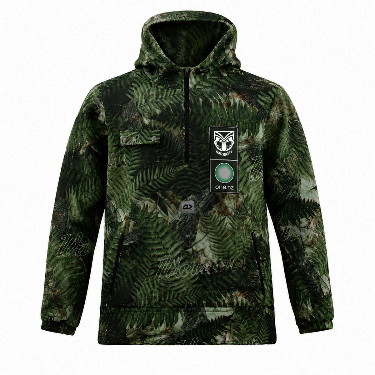 DY-R4 (Dynasty 2026 nz warriors mens te taiao microfleece 1/4 zip green) 72698573