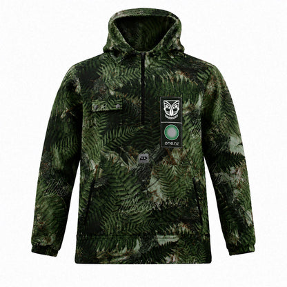 DY-R4 (Dynasty 2026 nz warriors mens te taiao microfleece 1/4 zip green) 72698573