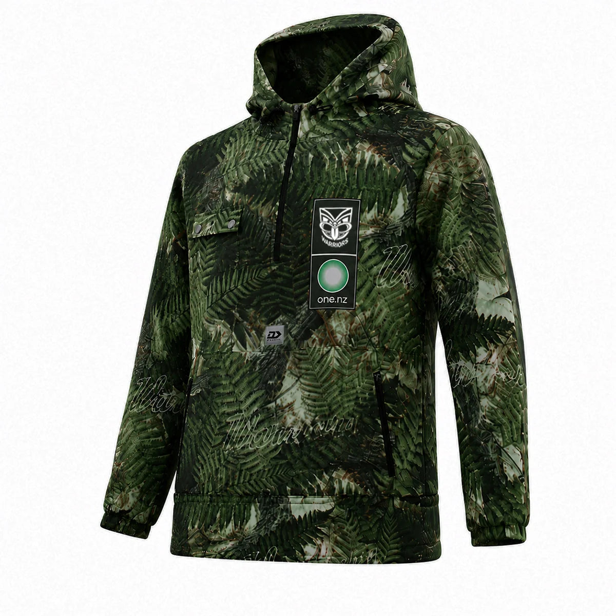 DY-R4 (Dynasty 2026 nz warriors mens te taiao microfleece 1/4 zip green) 72698573