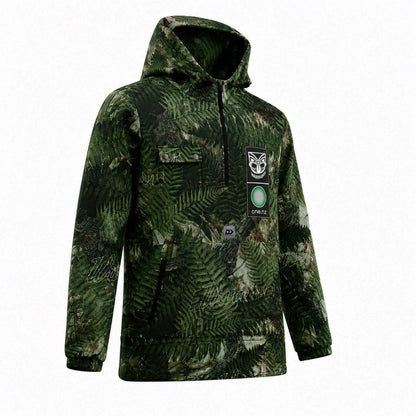 DY-R4 (Dynasty 2026 nz warriors mens te taiao microfleece 1/4 zip green) 72698573
