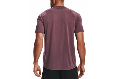 UAA-S4 (Mens tech short sleeve tee 2.0 ash plum/black) 122192087